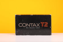 Load image into Gallery viewer, Contax T2  point and shoot 35mm film camera Boxed
