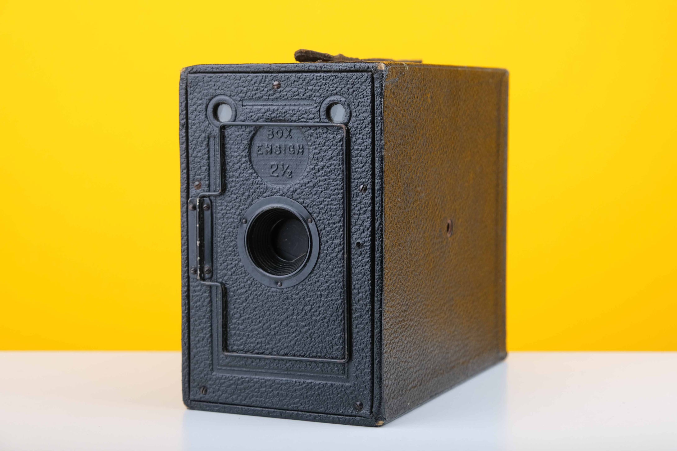 Houghton-Butcher Box Ensign 2.5 70mm Box Film Camera