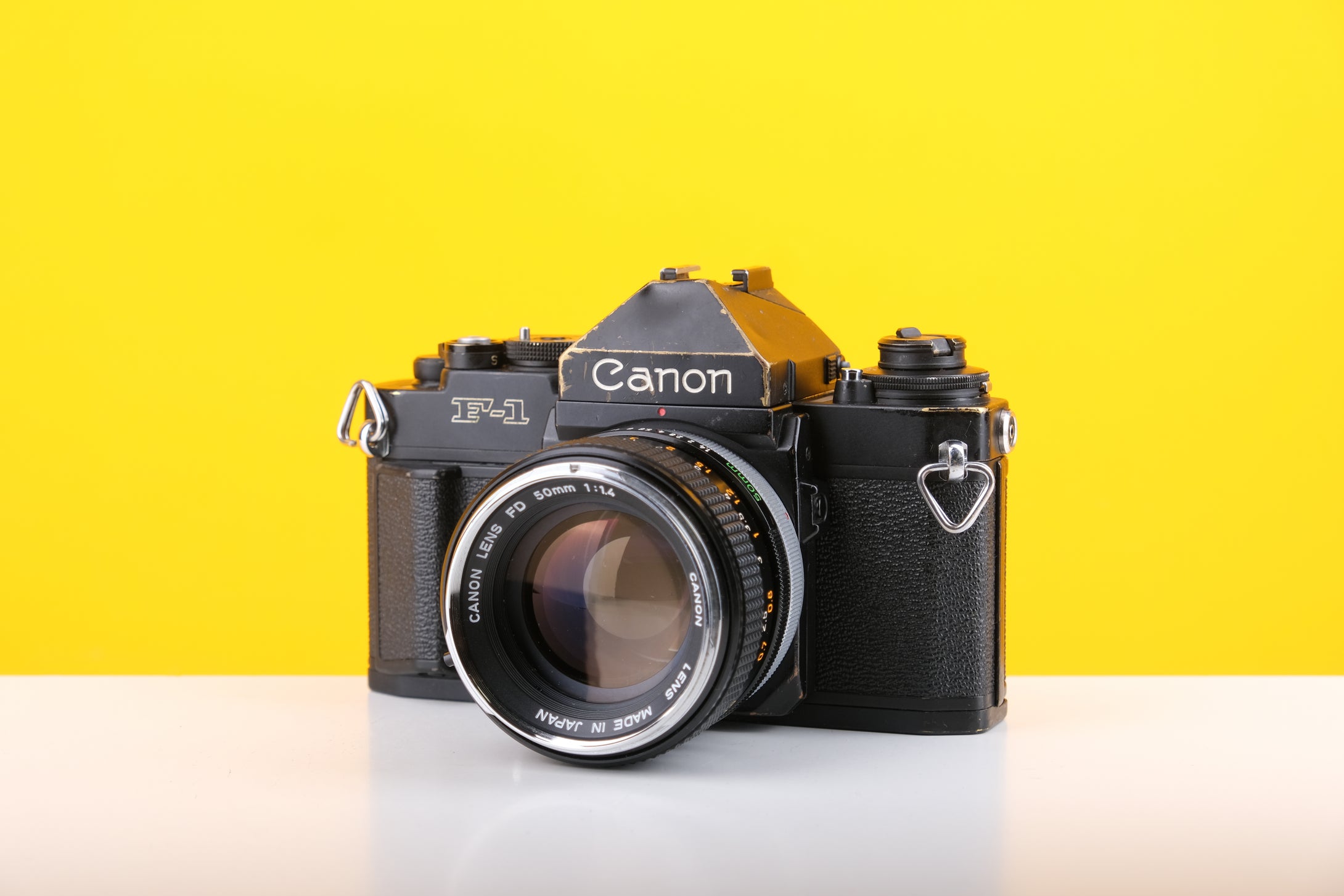 Canon F-1 35mm SLR Film Camera with Canon FD 50mm f1.4 Lens