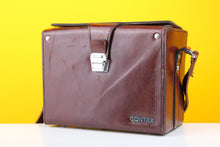 Load image into Gallery viewer, Contax Leather Camera Bag in Brown
