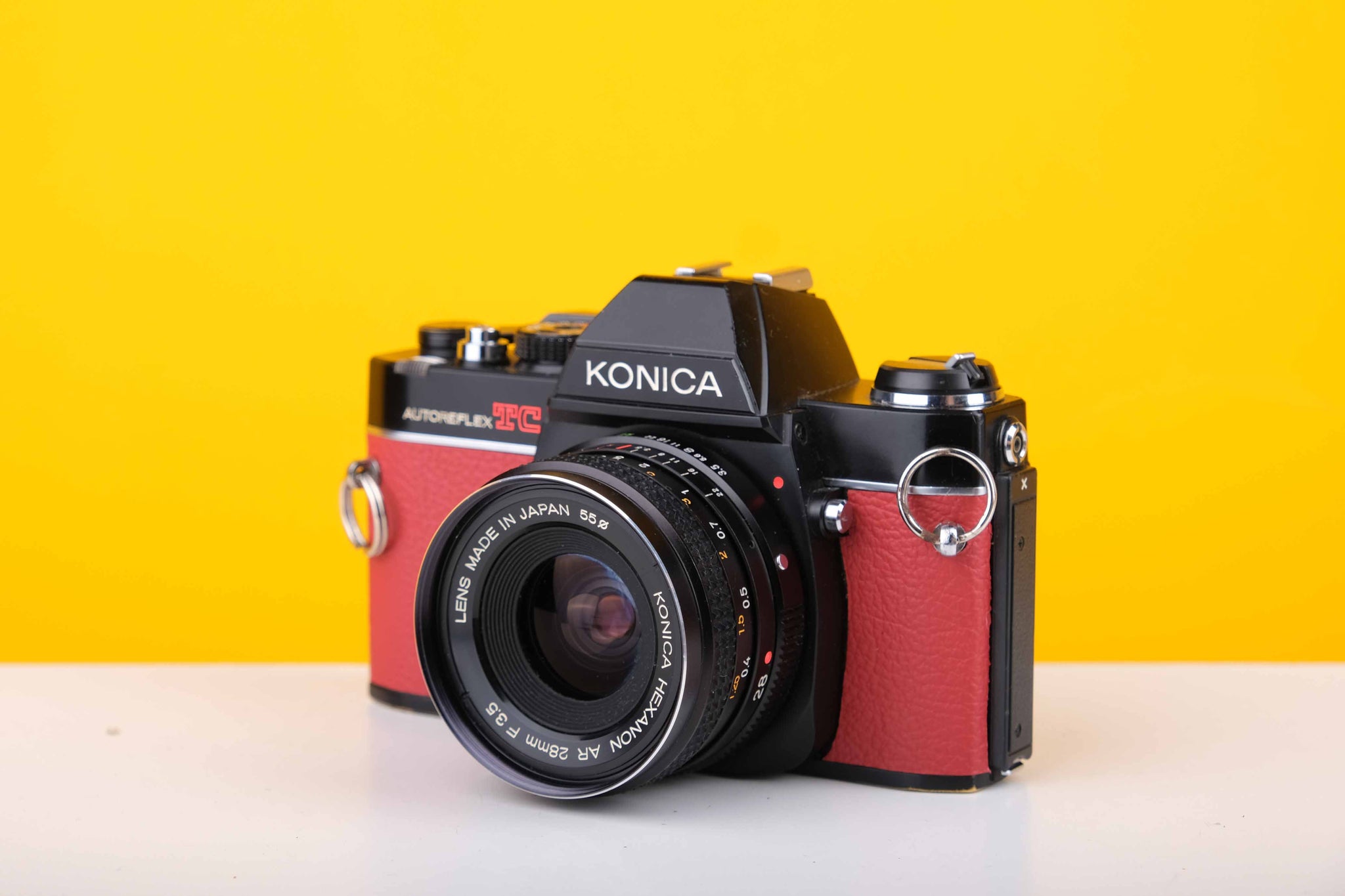 Konica Autoreflex TC 35mm SLR Film Camera with Konica Hexanon AR 28mm –  Vintage Camera Hut