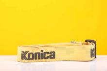 Load image into Gallery viewer, Konica Yellow &amp; Black Camera Strap
