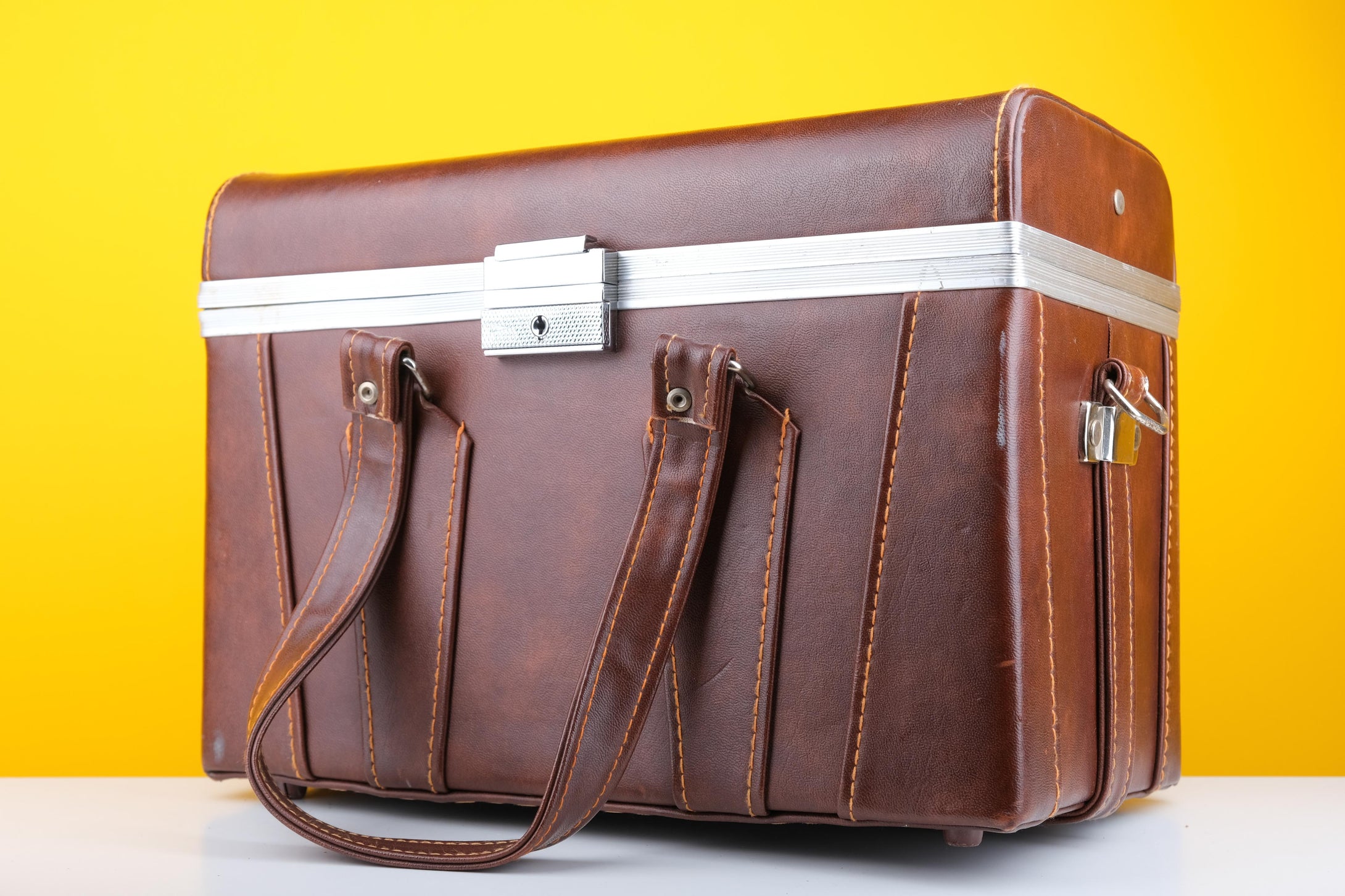 Brown Leather Camera Bag