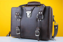 Load image into Gallery viewer, Brown Leather Camera Bag
