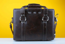 Load image into Gallery viewer, Brown Leather Camera Bag
