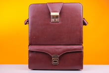 Load image into Gallery viewer, Leather Brown Camera Bag
