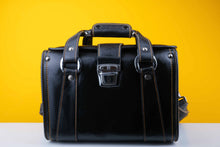 Load image into Gallery viewer, Black Leather Camera Bag
