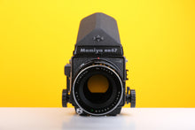 Load image into Gallery viewer, Mamiya RB67 Medium Format Film Camera with Mamiya-Sekor C 180mm f4.5 Lens and Mamiya Lens Hood
