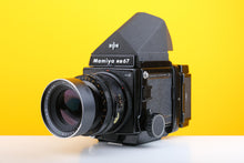 Load image into Gallery viewer, Mamiya RB67 Medium Format Film Camera with Mamiya-Sekor C 180mm f4.5 Lens and Mamiya Lens Hood
