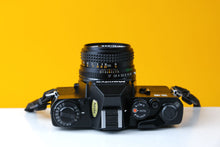 Load image into Gallery viewer, Mamiya ZE 35mm SLR Film Camera with Mamiya-Sekor 50mm f1.7 Lens
