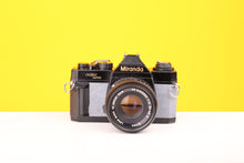 Load image into Gallery viewer, Miranda MS-1 Super 35mm SLR Film Camera with Ricoh XR Rikenon 50mm f2 Lens in Grey
