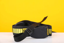 Load image into Gallery viewer, Nikon Black and Yellow Camera Strap
