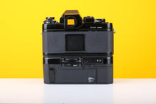 Load image into Gallery viewer, Nikon F3 35mm Film Camera with Nikon Nikkor 50mm f1.4 Lens with Nikon Motor Drive MD-4
