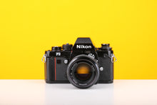 Load image into Gallery viewer, Nikon F3 35mm Film Camera with Nikon Nikkor 50mm f1.4 Lens with Nikon Motor Drive MD-4
