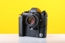 Load image into Gallery viewer, Nikon F3 35mm Film Camera with Nikon 50mm f1.4 Lens and Motor Winder Boxed
