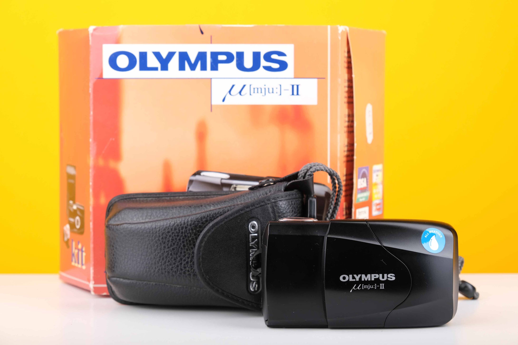 Olympus Mju II 35mm Point and Shoot Film Camera Boxed