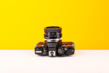 Load image into Gallery viewer, Olympus OM10 35mm SLR Film Camera with Tamron 28mm f2.5 Lens
