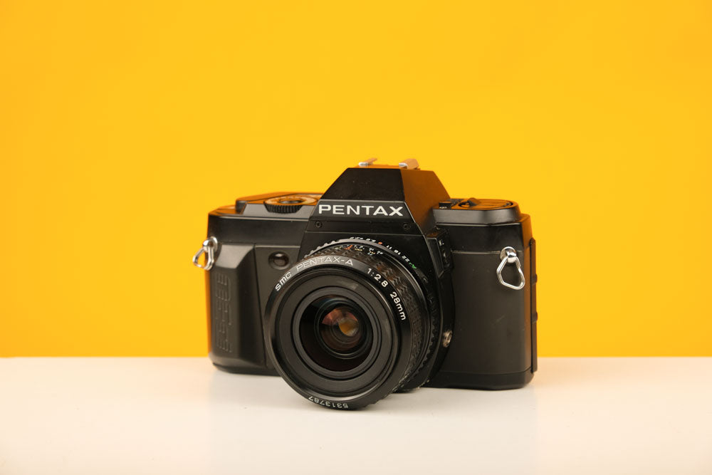 Pentax P30n 35mm Film Camera with Pentax-A 28mm f2.8 Lens