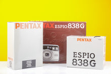 Load image into Gallery viewer, Pentax Espio 838G 35mm Point and Shoot Film Camera with Pentax Case Boxed
