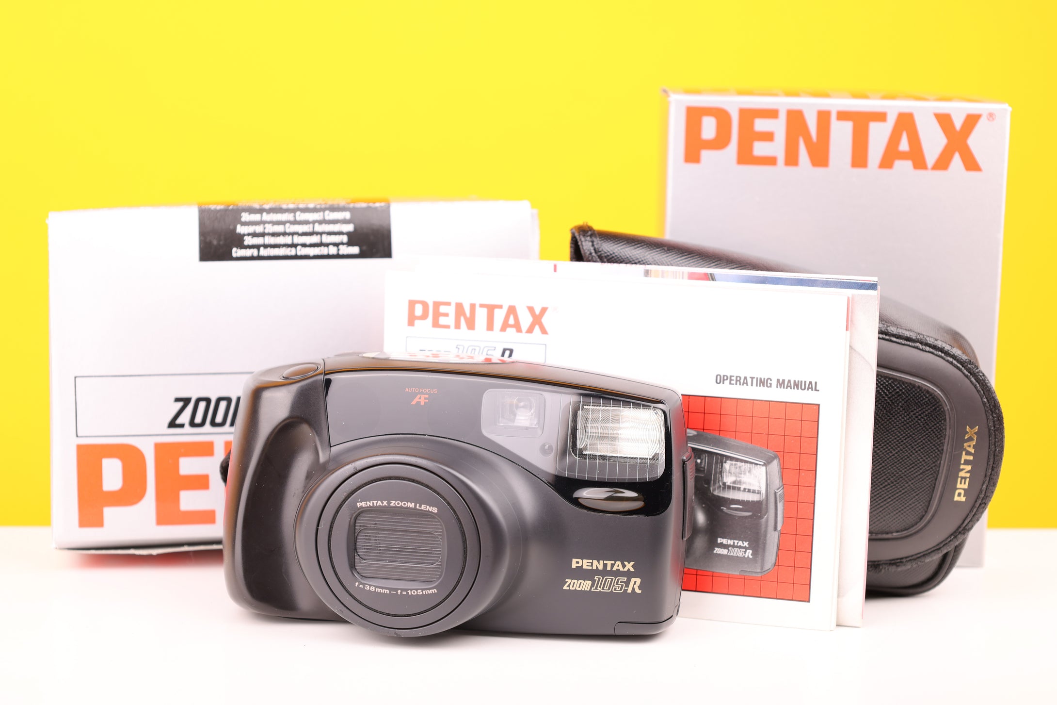 Pentax Zoom 105-R 35 Film Camera Point and Shoot Boxed