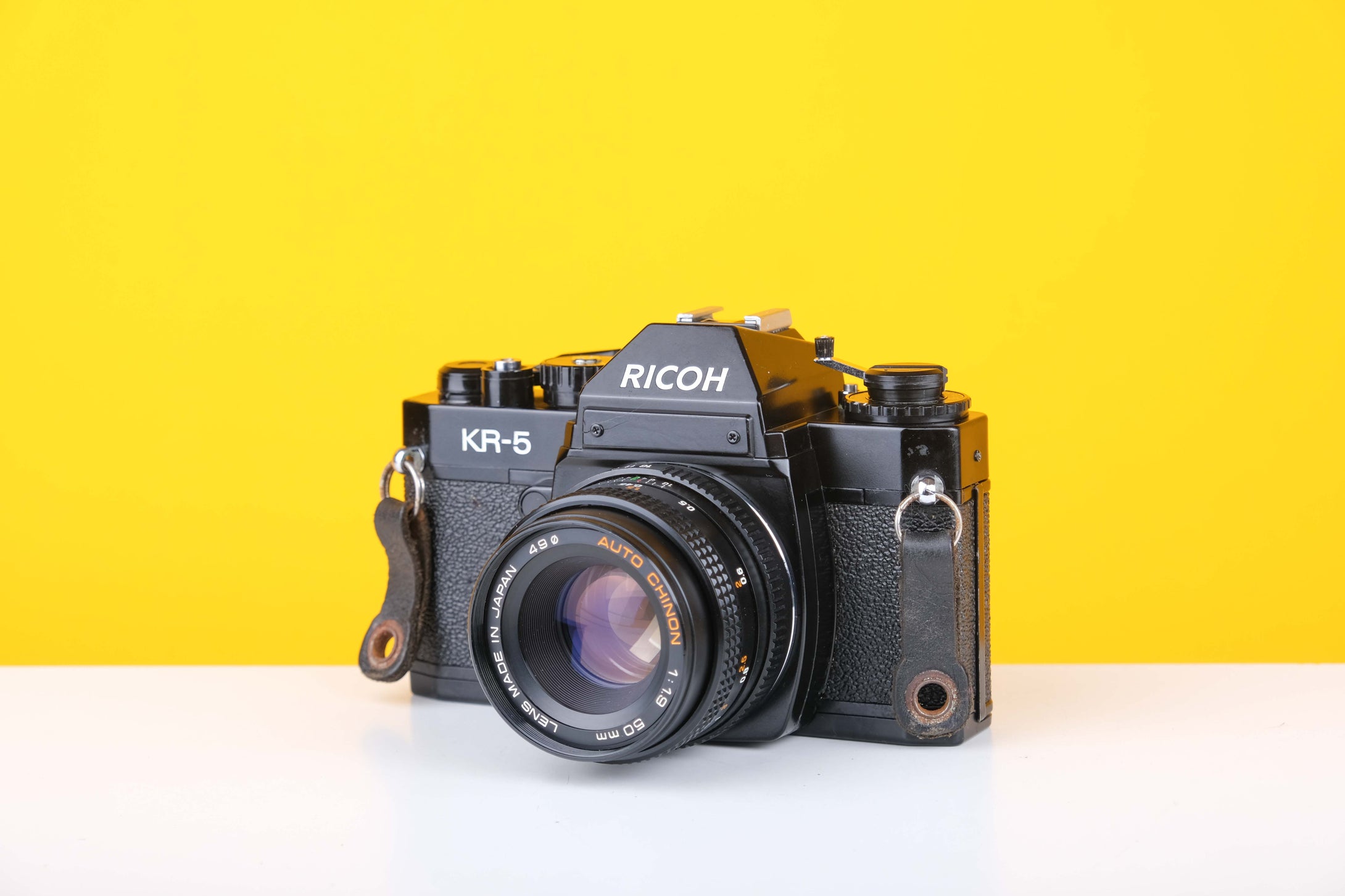 Ricoh KR-5 35mm Film Camera with Auto Chinon 50mm f1.9 Lens