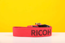 Load image into Gallery viewer, Ricoh Red &amp; Black Camera Strap
