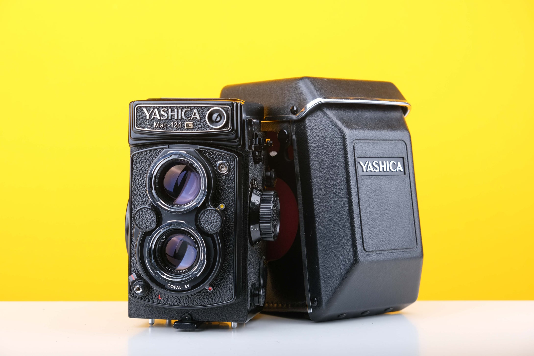 Yashica Mat-124 G Medium Format Film Camera with Leather Camera Case